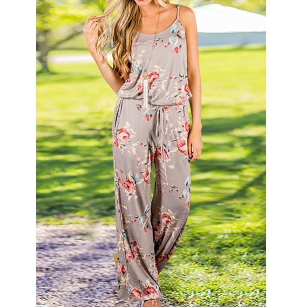 Floral Jumpsuit / Romper / Jumper